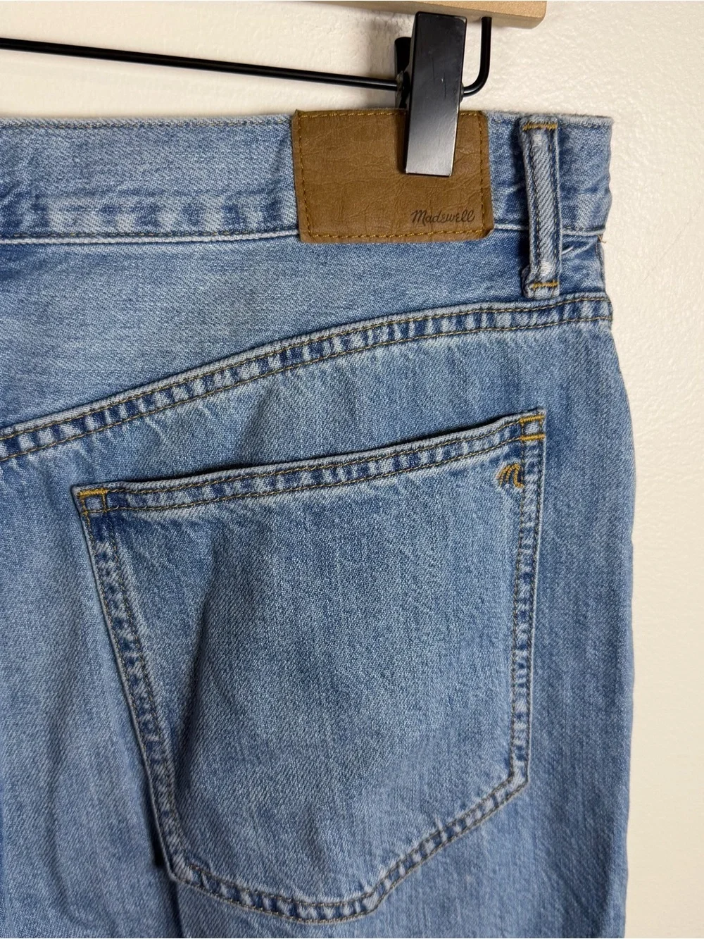 Madewell Superwide-Leg Jeans Medium Wash Women Size 29 Lightweight Cotton Baggy